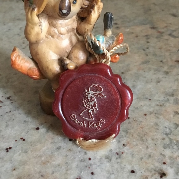 Vintage ANRI Sarah Kay Wooden 3” Koala Bear With Hat Figurine Made in Italy - Picture 9 of 13